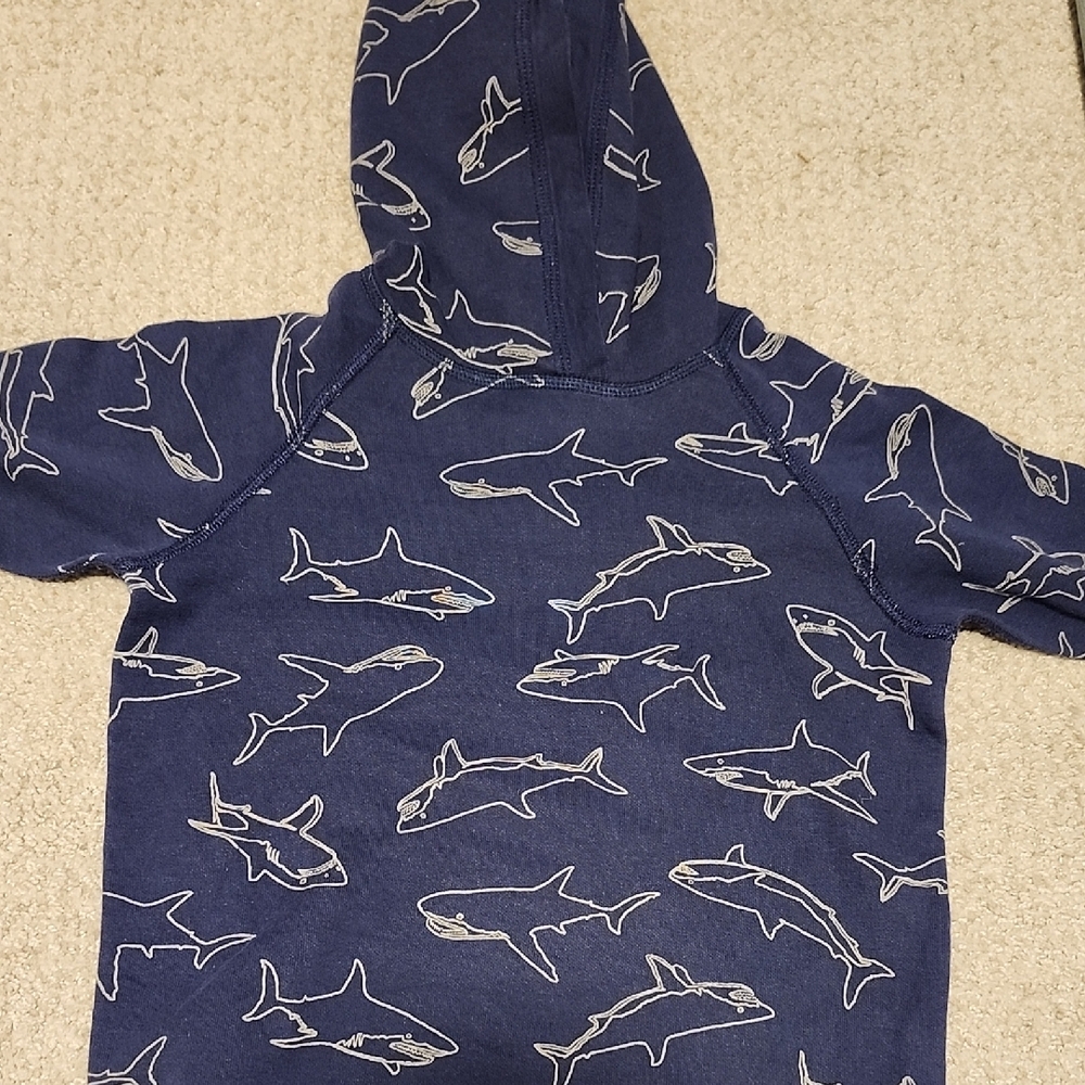 Hanna Andersson US 3 , Reversable Shark Hoodie